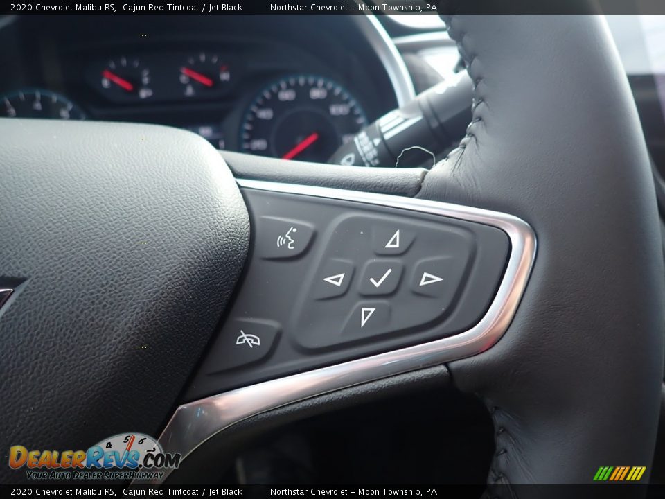 2020 Chevrolet Malibu RS Cajun Red Tintcoat / Jet Black Photo #18
