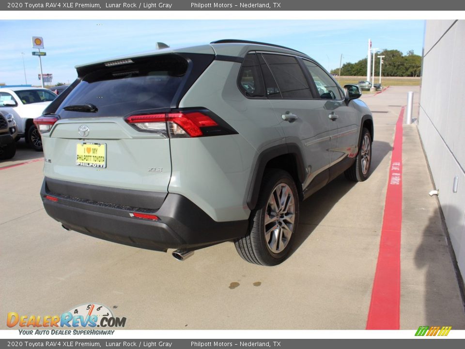 2020 Toyota RAV4 XLE Premium Lunar Rock / Light Gray Photo #8