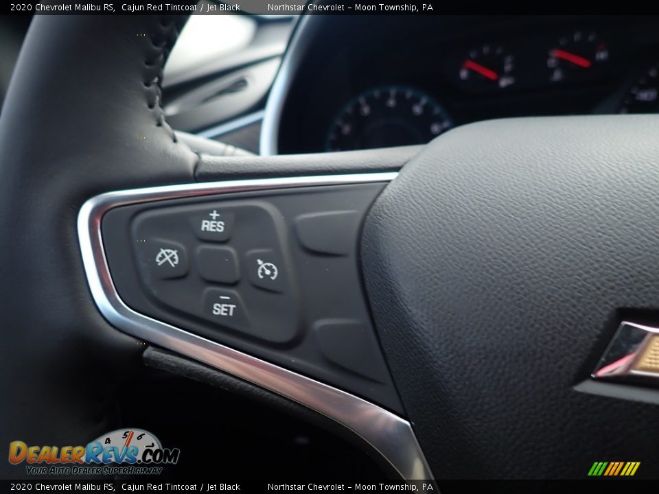 2020 Chevrolet Malibu RS Cajun Red Tintcoat / Jet Black Photo #19