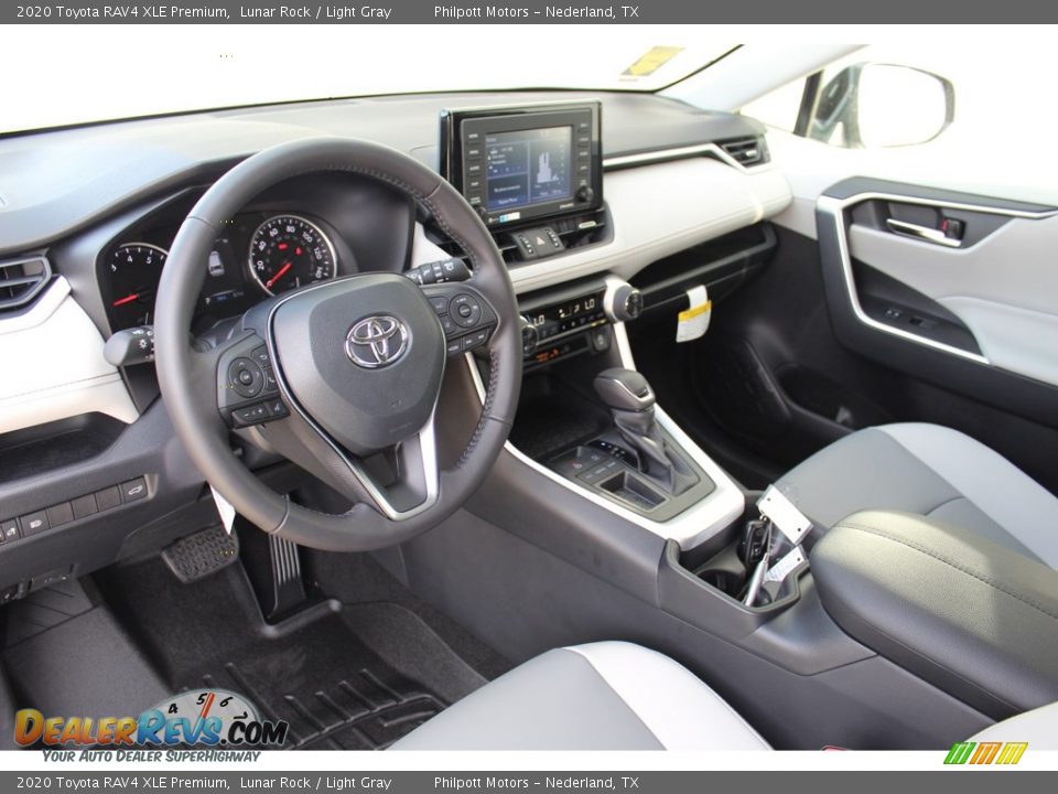 2020 Toyota RAV4 XLE Premium Lunar Rock / Light Gray Photo #12