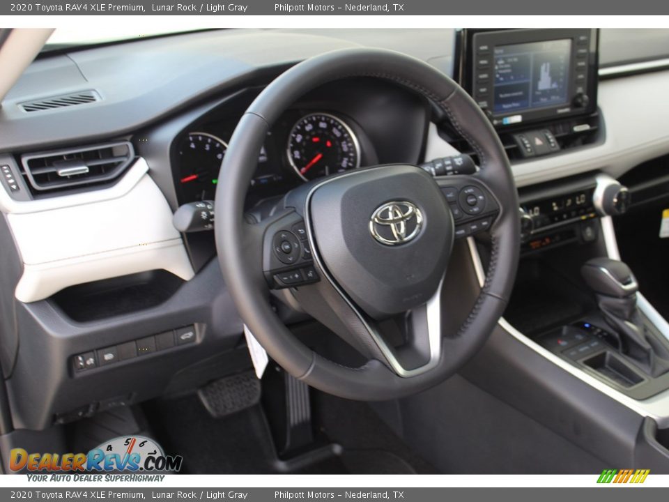 2020 Toyota RAV4 XLE Premium Lunar Rock / Light Gray Photo #13