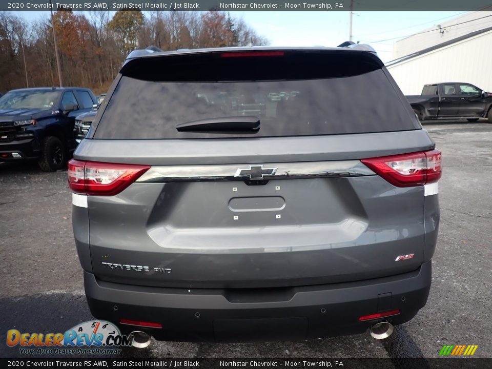 2020 Chevrolet Traverse RS AWD Satin Steel Metallic / Jet Black Photo #4