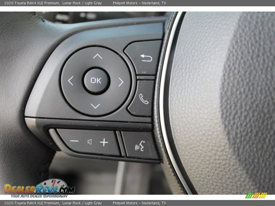 2020 Toyota RAV4 XLE Premium Lunar Rock / Light Gray Photo #14