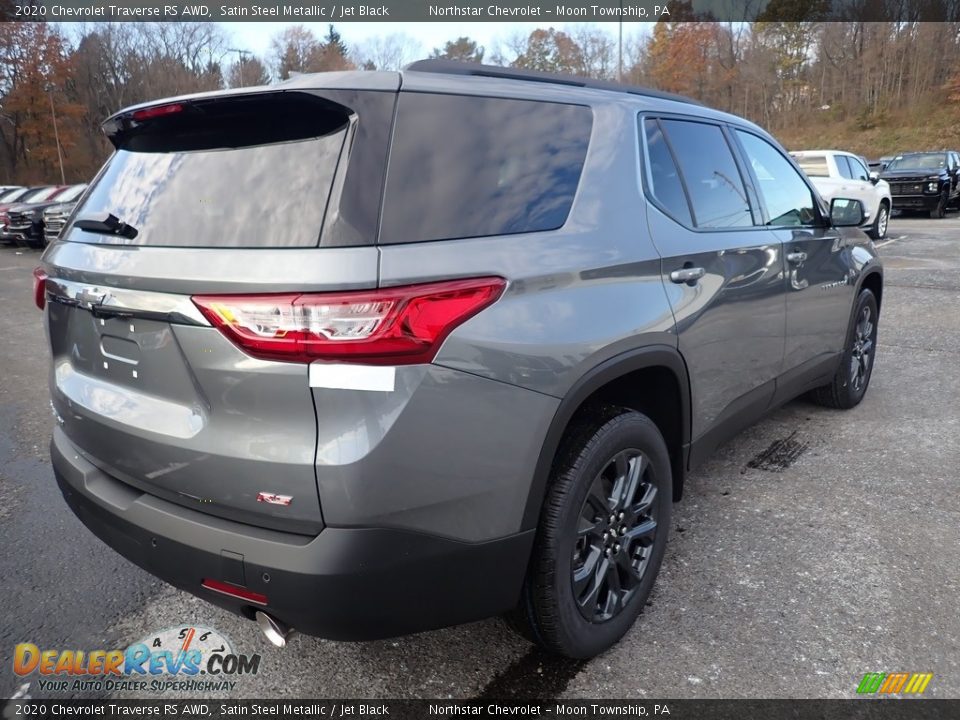 2020 Chevrolet Traverse RS AWD Satin Steel Metallic / Jet Black Photo #5