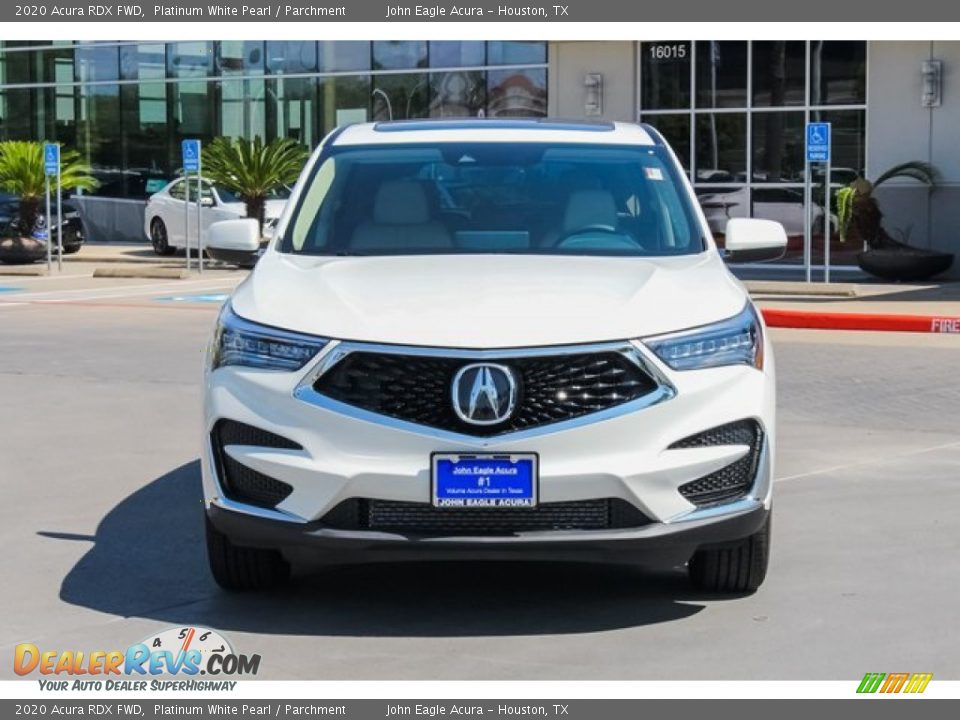 2020 Acura RDX FWD Platinum White Pearl / Parchment Photo #2