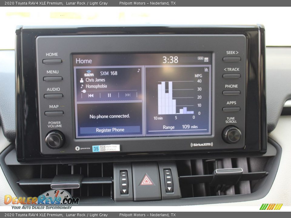 2020 Toyota RAV4 XLE Premium Lunar Rock / Light Gray Photo #18