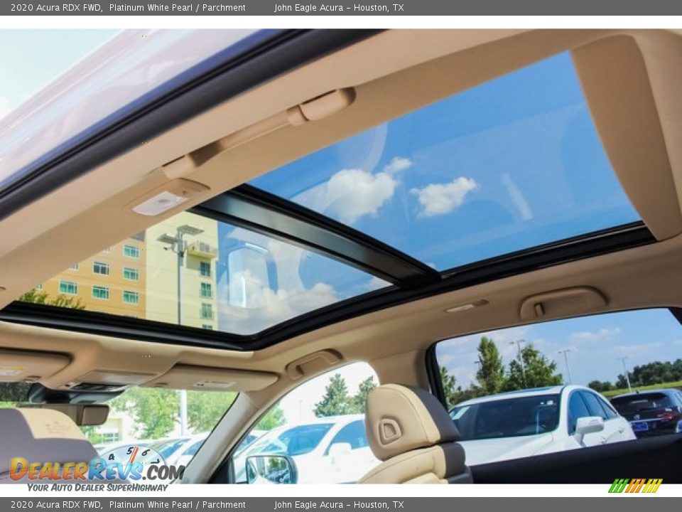 2020 Acura RDX FWD Platinum White Pearl / Parchment Photo #14