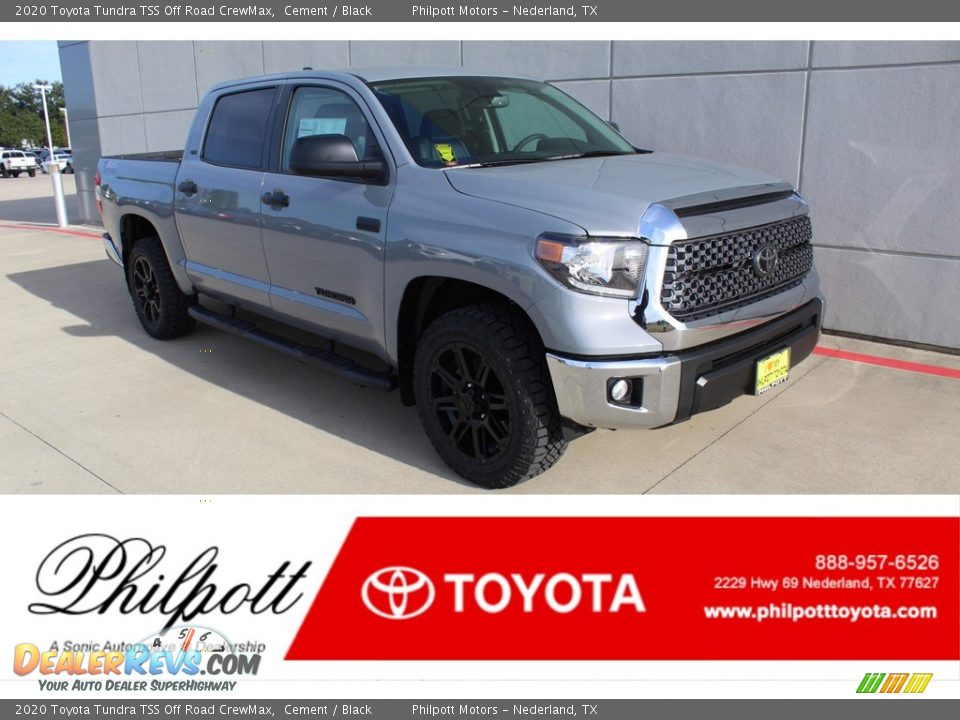 2020 Toyota Tundra TSS Off Road CrewMax Cement / Black Photo #1