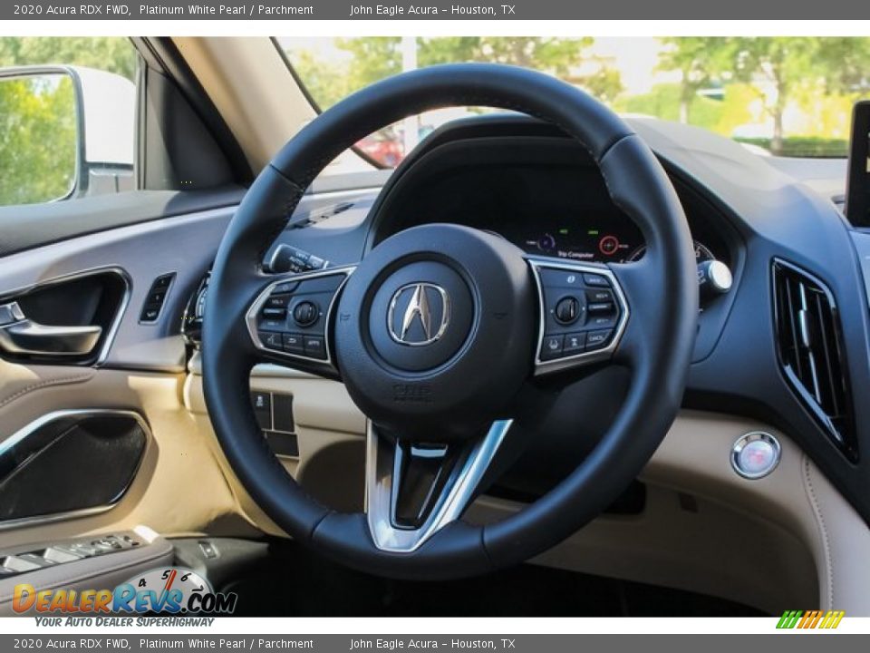 2020 Acura RDX FWD Platinum White Pearl / Parchment Photo #27