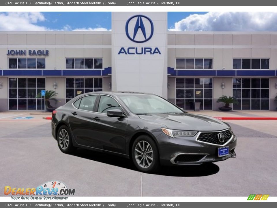 2020 Acura TLX Technology Sedan Modern Steel Metallic / Ebony Photo #1