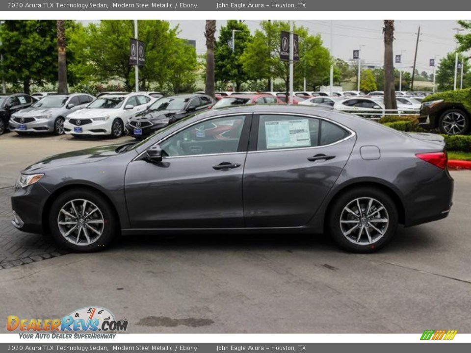 2020 Acura TLX Technology Sedan Modern Steel Metallic / Ebony Photo #4