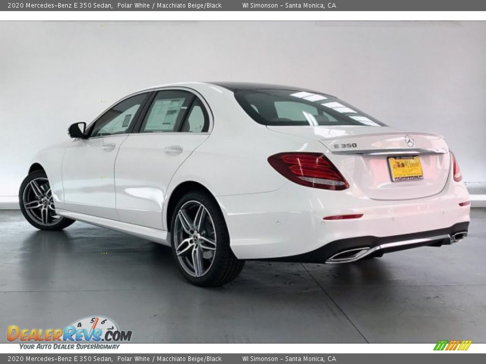 2020 Mercedes-Benz E 350 Sedan Polar White / Macchiato Beige/Black Photo #2