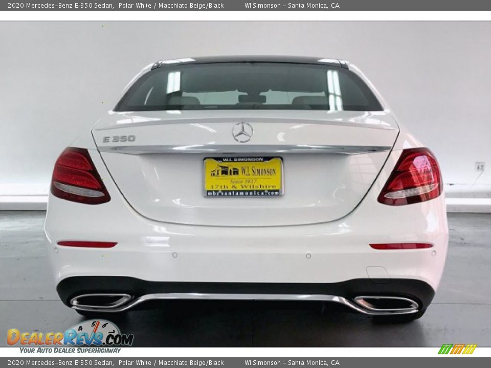 2020 Mercedes-Benz E 350 Sedan Polar White / Macchiato Beige/Black Photo #3