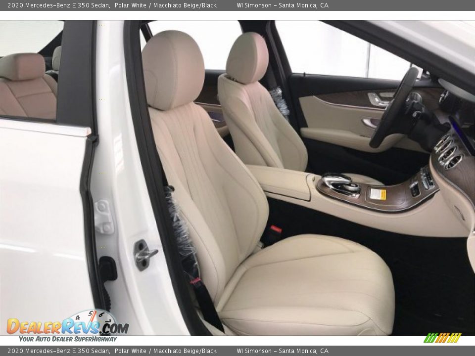 2020 Mercedes-Benz E 350 Sedan Polar White / Macchiato Beige/Black Photo #5