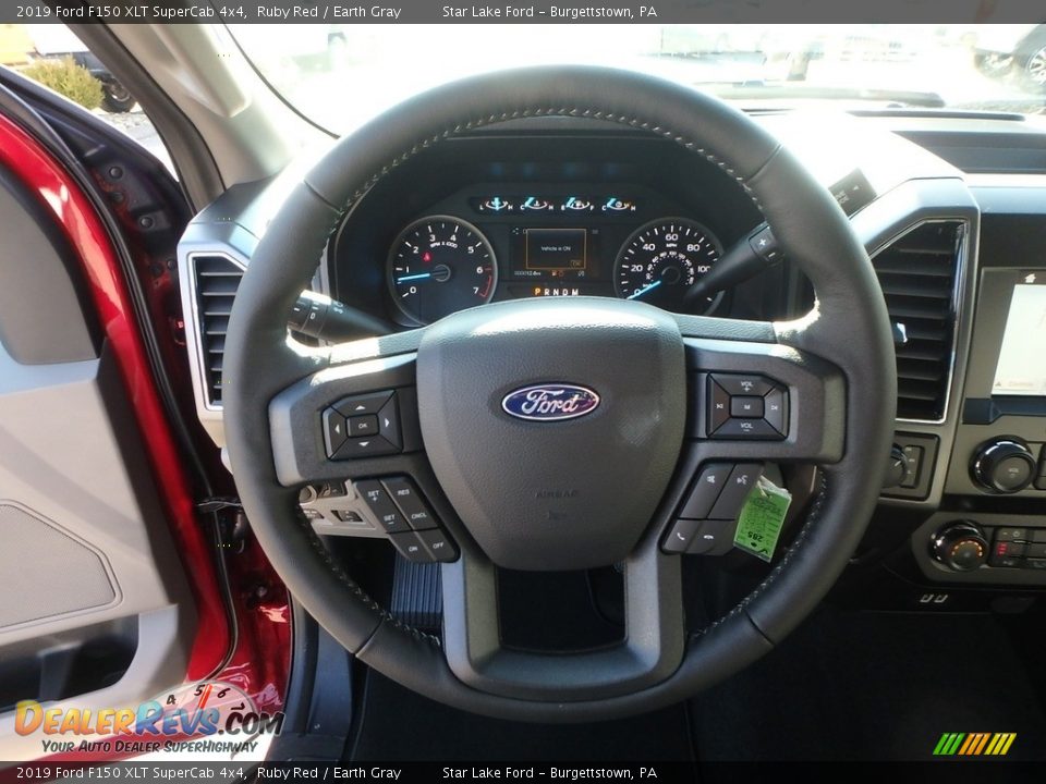 2019 Ford F150 XLT SuperCab 4x4 Steering Wheel Photo #17