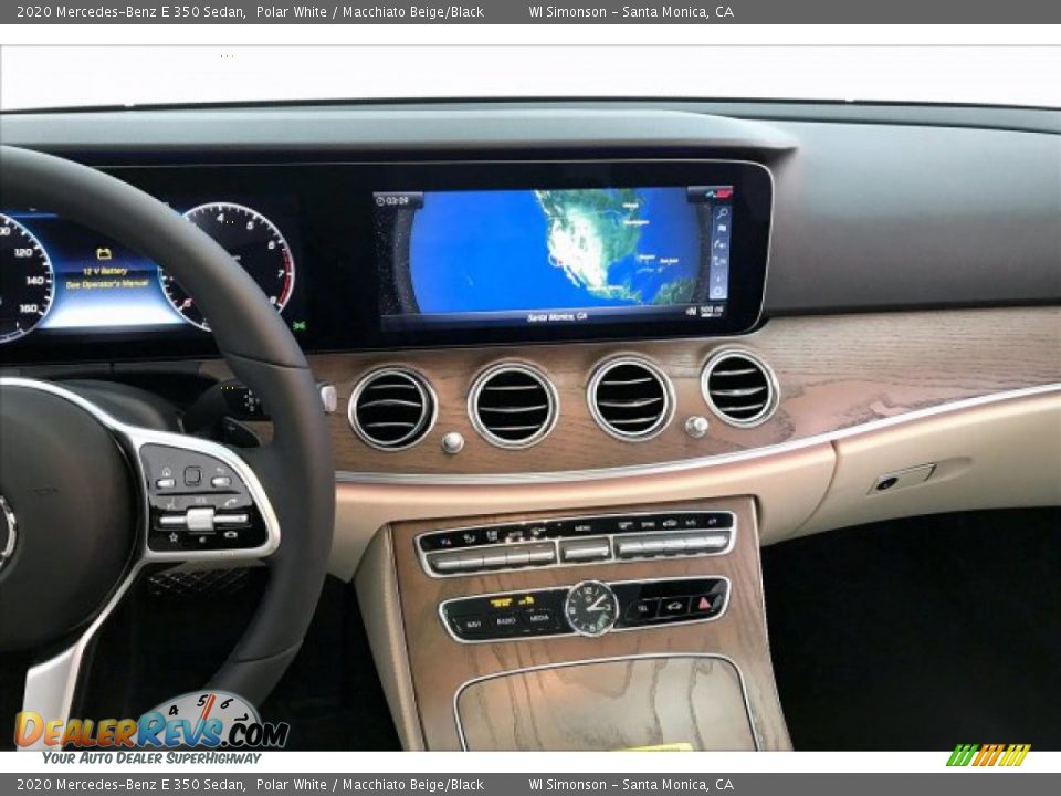 2020 Mercedes-Benz E 350 Sedan Polar White / Macchiato Beige/Black Photo #6