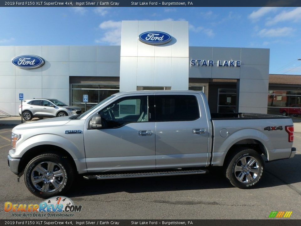 2019 Ford F150 XLT SuperCrew 4x4 Ingot Silver / Earth Gray Photo #1