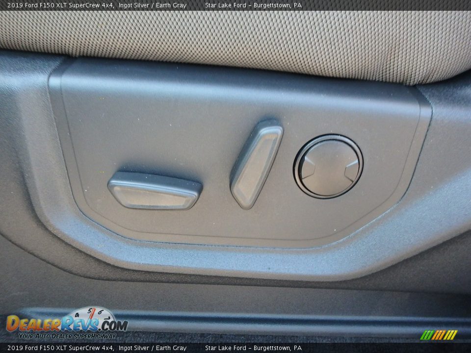 2019 Ford F150 XLT SuperCrew 4x4 Ingot Silver / Earth Gray Photo #9
