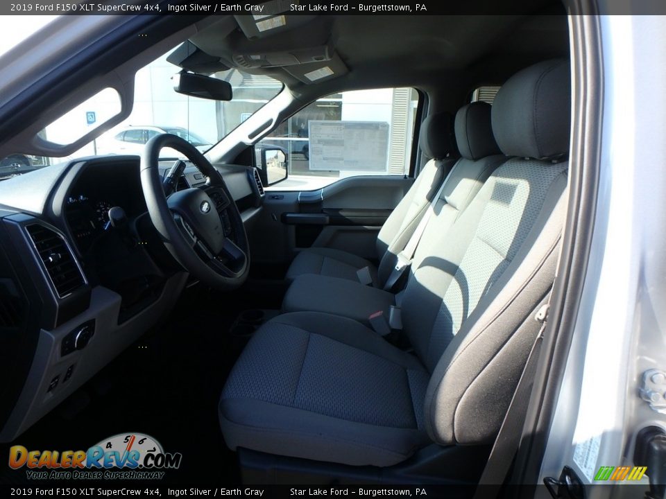 2019 Ford F150 XLT SuperCrew 4x4 Ingot Silver / Earth Gray Photo #11