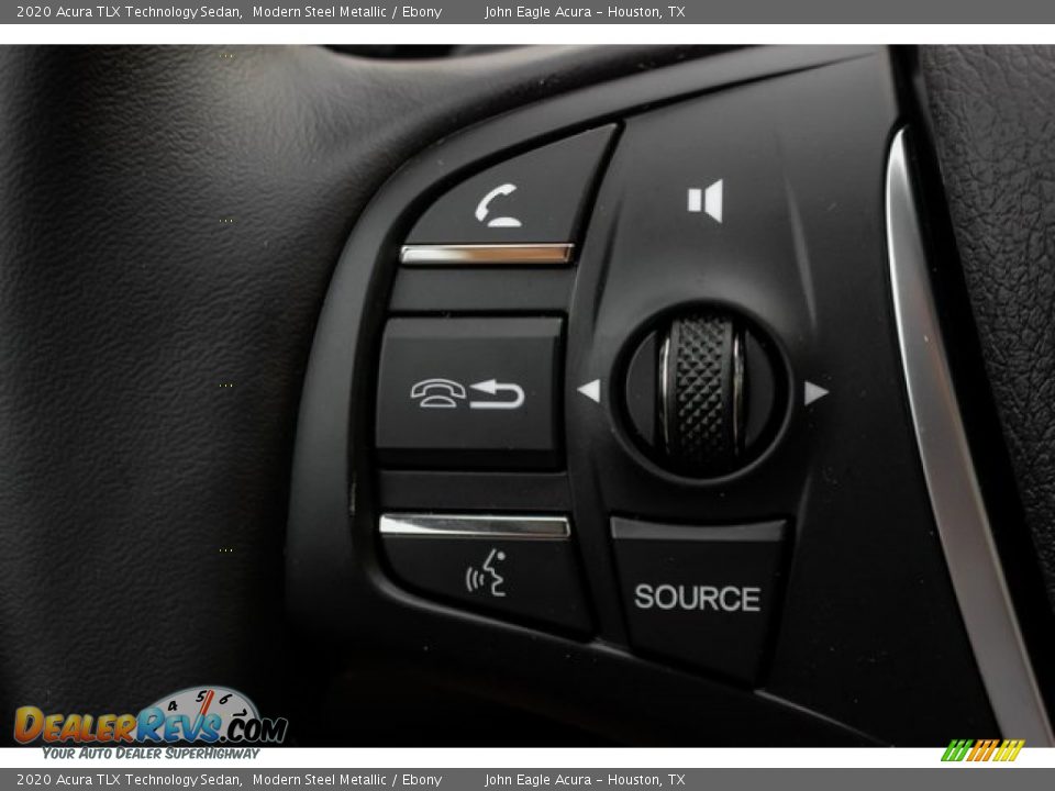 2020 Acura TLX Technology Sedan Modern Steel Metallic / Ebony Photo #34