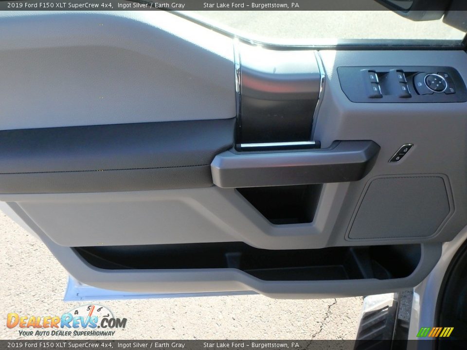 2019 Ford F150 XLT SuperCrew 4x4 Ingot Silver / Earth Gray Photo #14