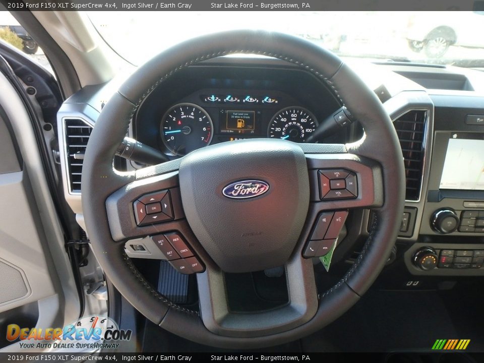 2019 Ford F150 XLT SuperCrew 4x4 Steering Wheel Photo #16