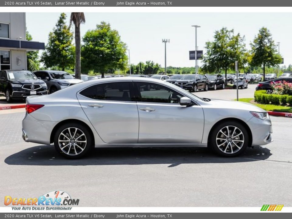 2020 Acura TLX V6 Sedan Lunar Silver Metallic / Ebony Photo #8
