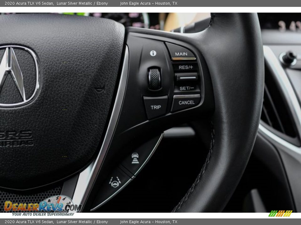 2020 Acura TLX V6 Sedan Lunar Silver Metallic / Ebony Photo #35