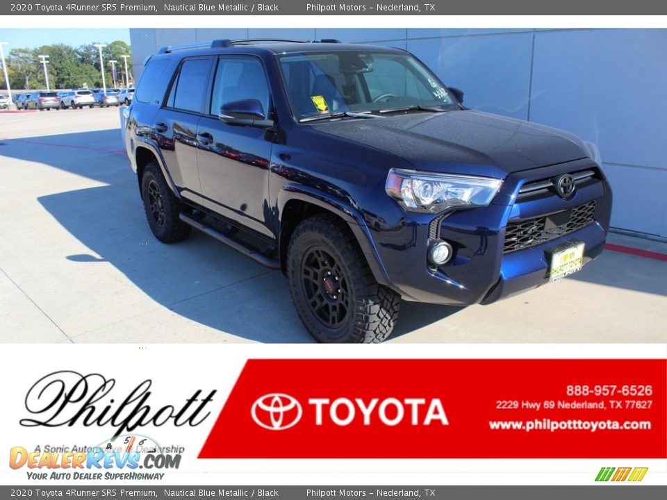 2020 Toyota 4Runner SR5 Premium Nautical Blue Metallic / Black Photo #1