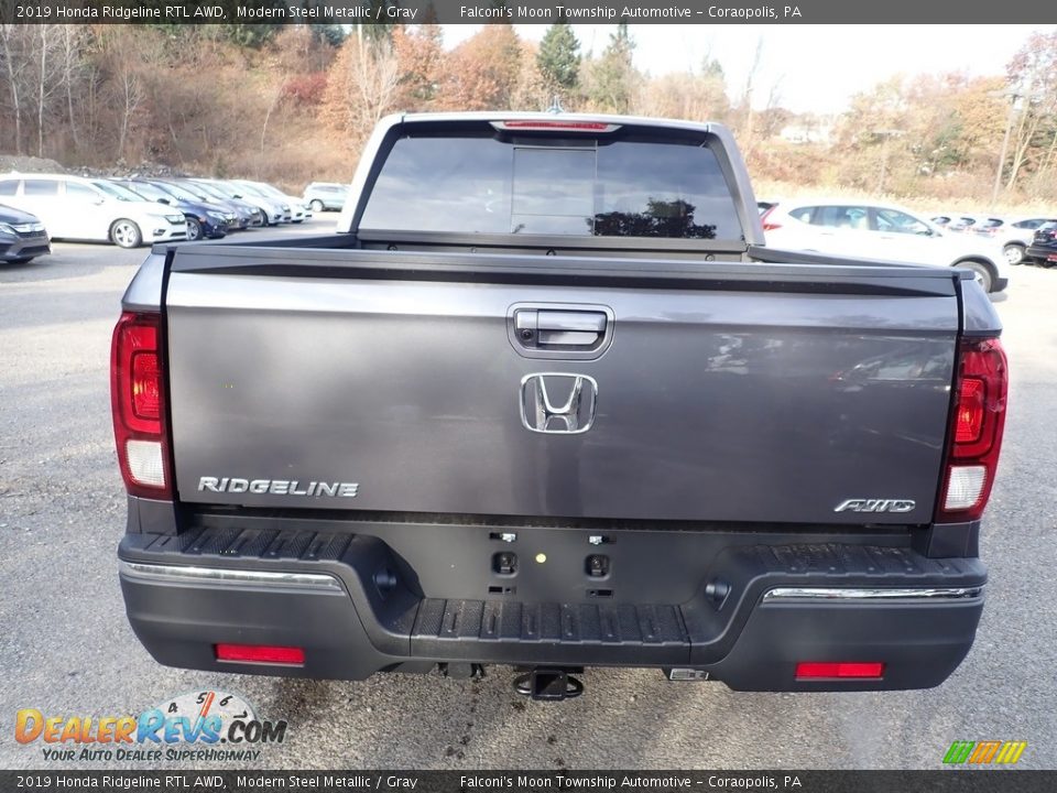 2019 Honda Ridgeline RTL AWD Modern Steel Metallic / Gray Photo #3