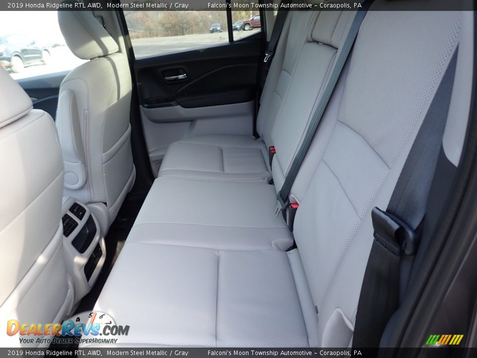 2019 Honda Ridgeline RTL AWD Modern Steel Metallic / Gray Photo #9