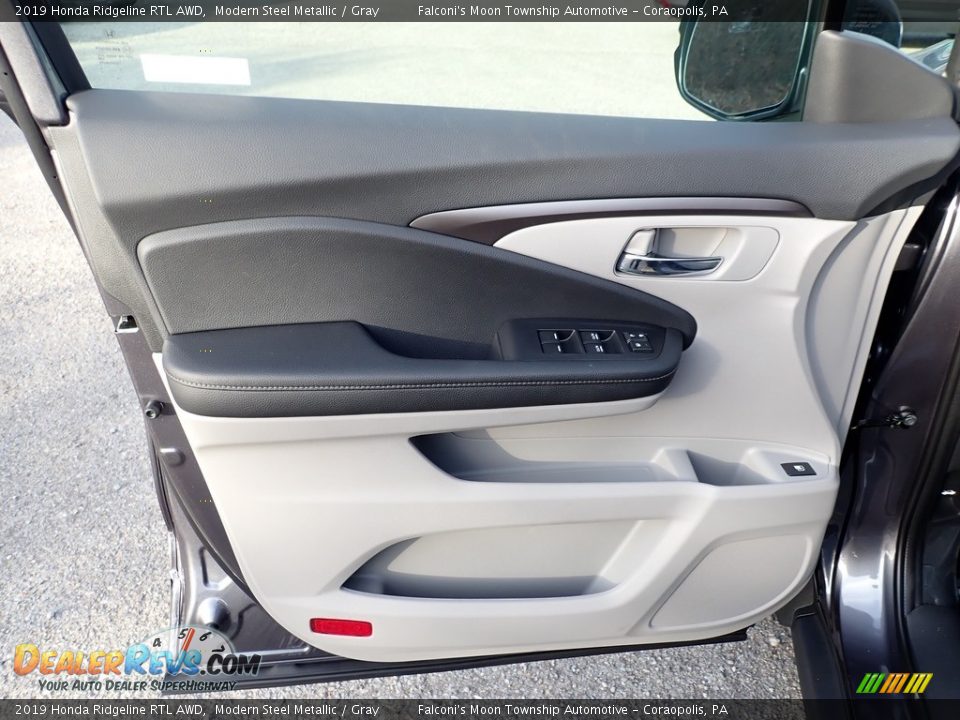 2019 Honda Ridgeline RTL AWD Modern Steel Metallic / Gray Photo #11