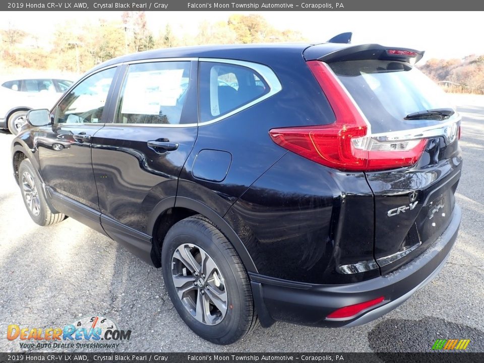 2019 Honda CR-V LX AWD Crystal Black Pearl / Gray Photo #2