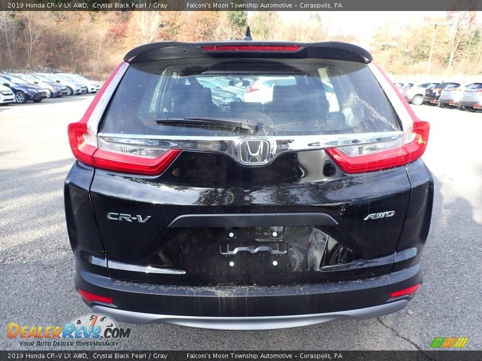 2019 Honda CR-V LX AWD Crystal Black Pearl / Gray Photo #3