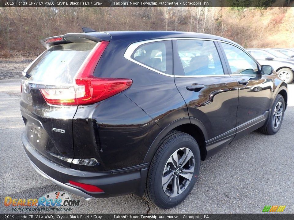 2019 Honda CR-V LX AWD Crystal Black Pearl / Gray Photo #4