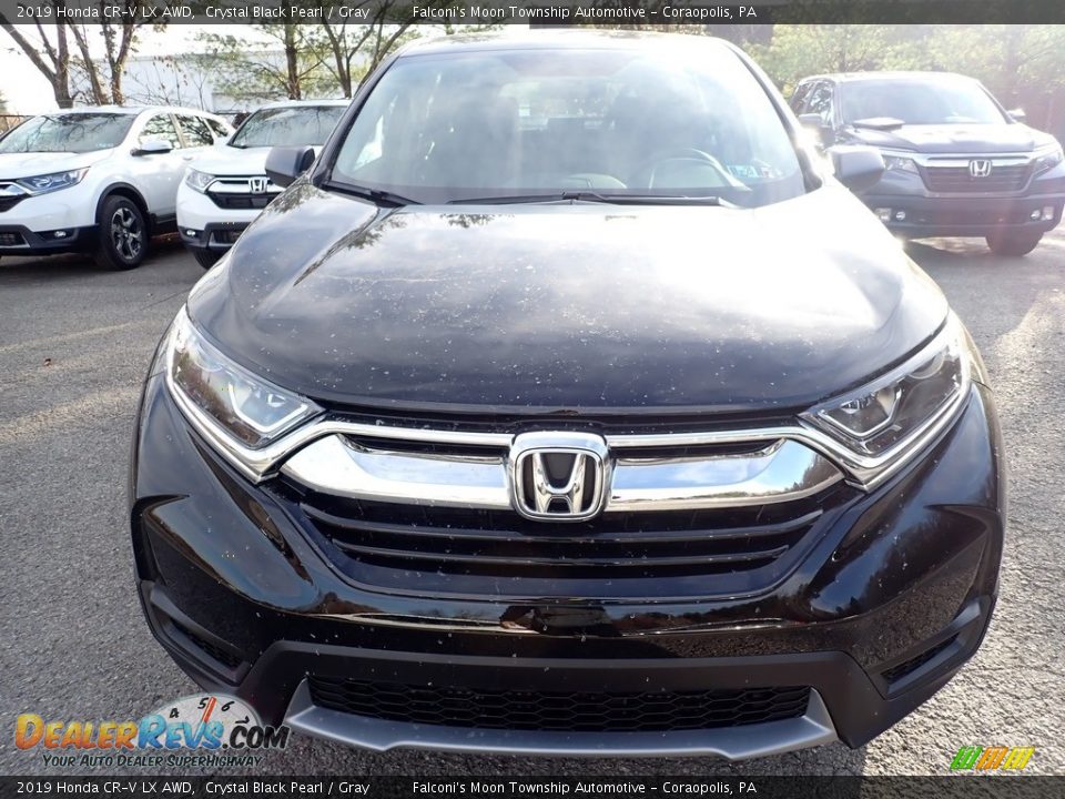 2019 Honda CR-V LX AWD Crystal Black Pearl / Gray Photo #6