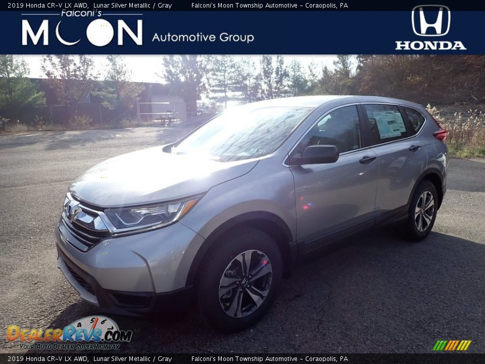 2019 Honda CR-V LX AWD Lunar Silver Metallic / Gray Photo #1