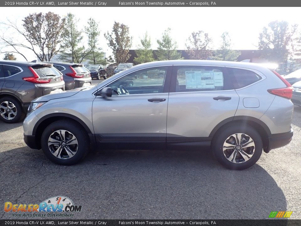 2019 Honda CR-V LX AWD Lunar Silver Metallic / Gray Photo #2