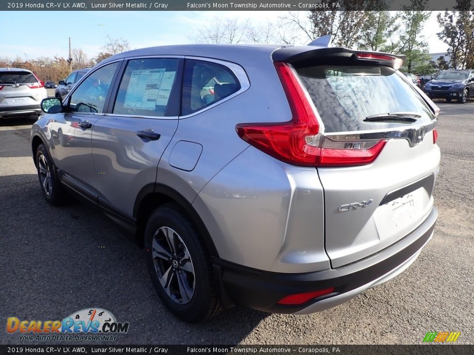 2019 Honda CR-V LX AWD Lunar Silver Metallic / Gray Photo #3