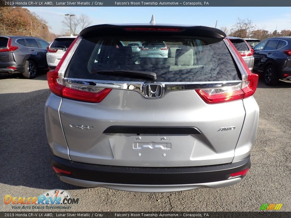 2019 Honda CR-V LX AWD Lunar Silver Metallic / Gray Photo #4