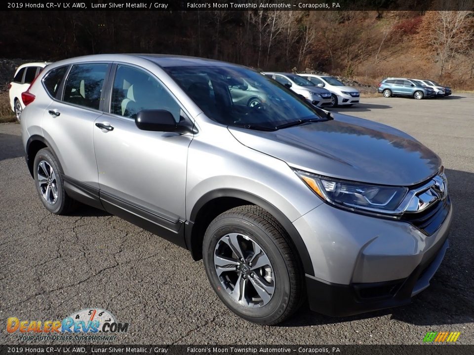 2019 Honda CR-V LX AWD Lunar Silver Metallic / Gray Photo #6