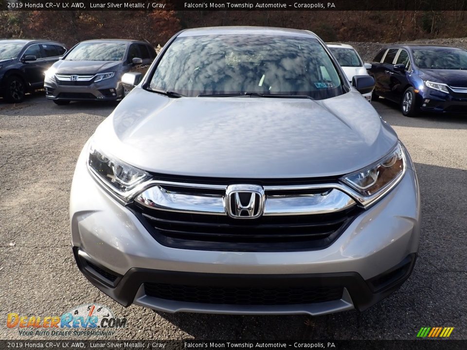 2019 Honda CR-V LX AWD Lunar Silver Metallic / Gray Photo #7