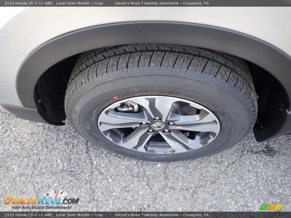 2019 Honda CR-V LX AWD Lunar Silver Metallic / Gray Photo #8