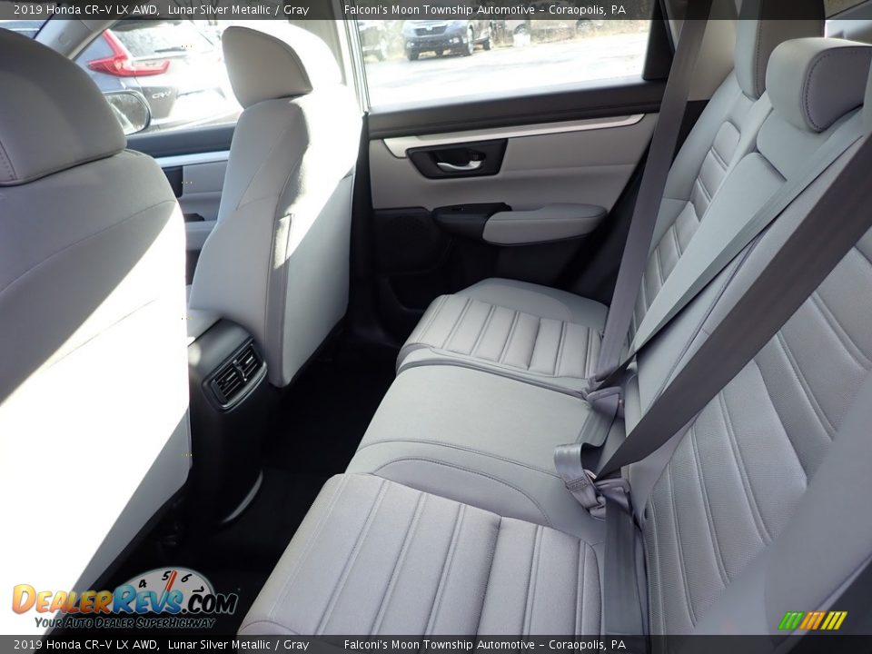 2019 Honda CR-V LX AWD Lunar Silver Metallic / Gray Photo #10