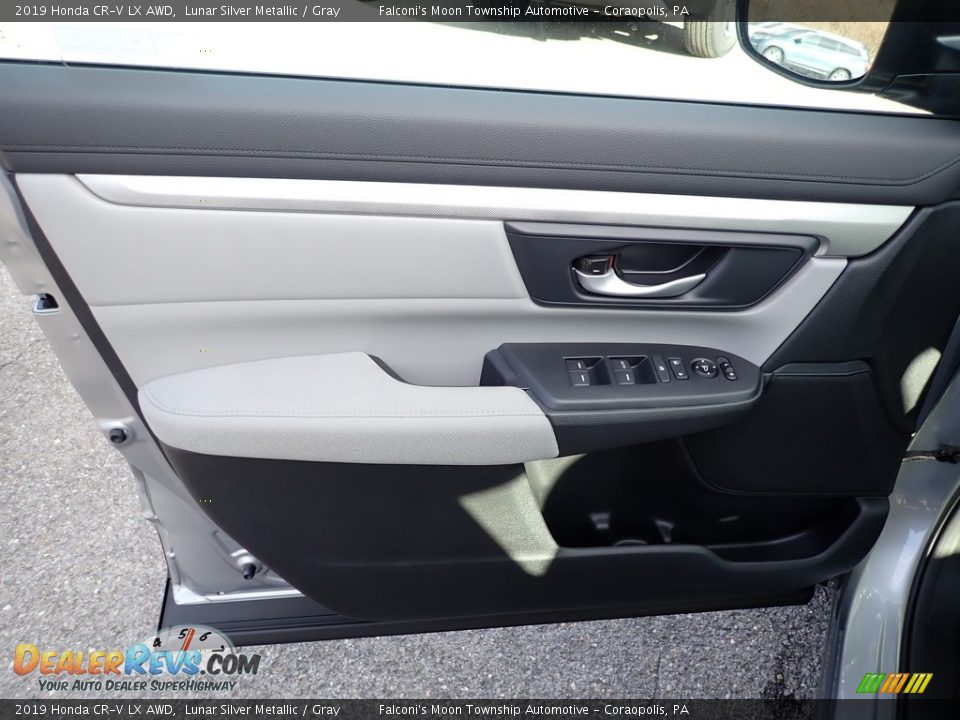 2019 Honda CR-V LX AWD Lunar Silver Metallic / Gray Photo #12