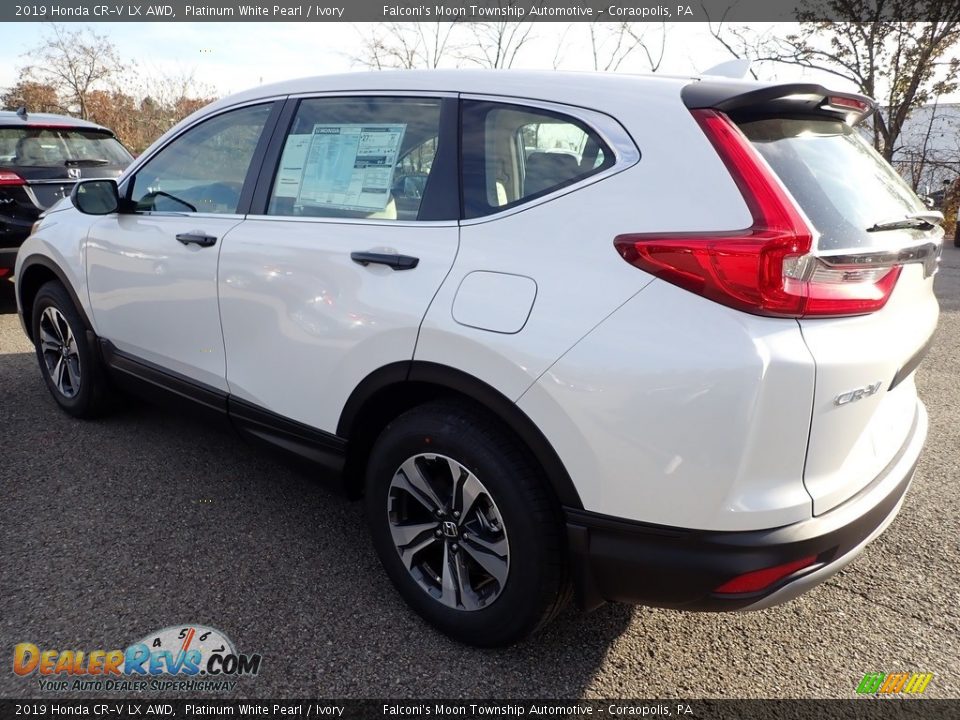 2019 Honda CR-V LX AWD Platinum White Pearl / Ivory Photo #2