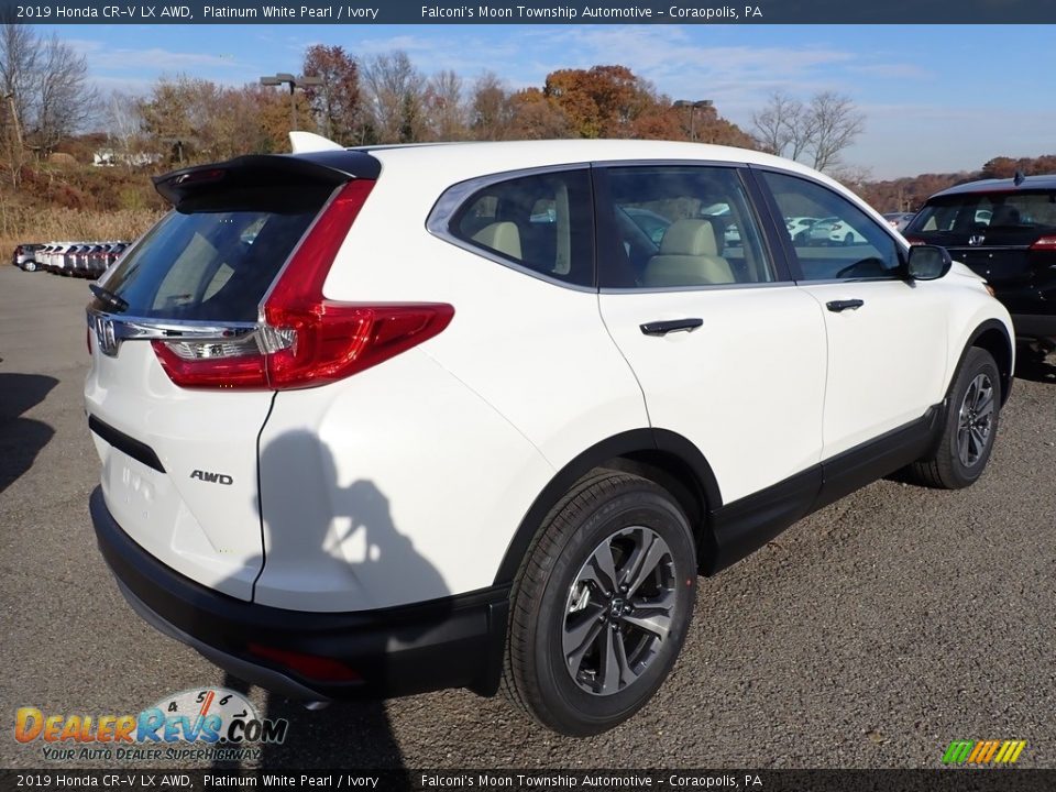 2019 Honda CR-V LX AWD Platinum White Pearl / Ivory Photo #4
