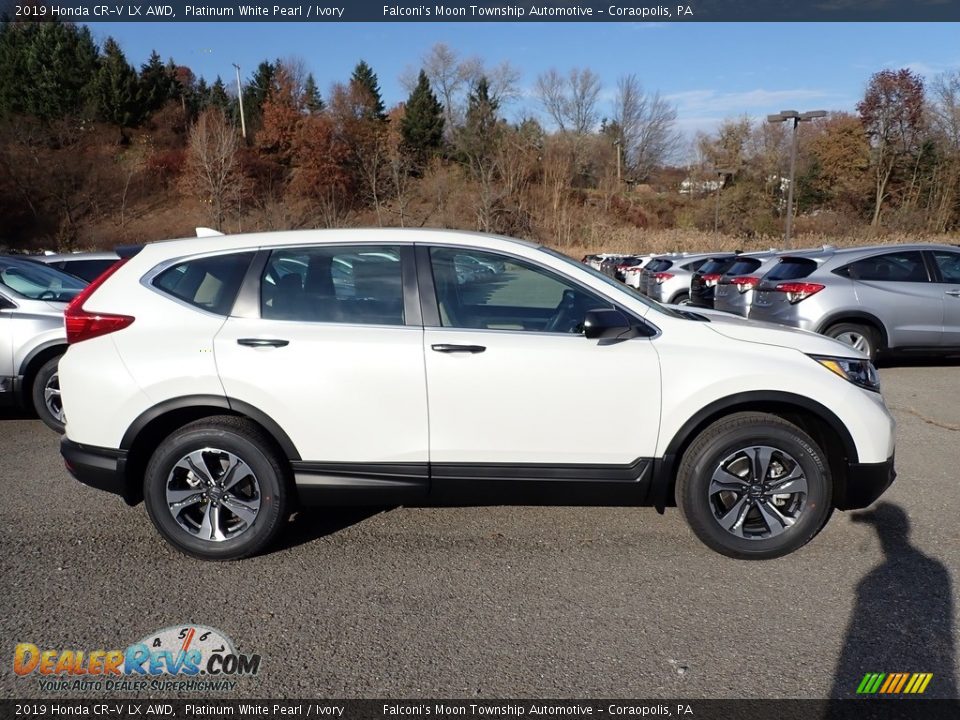 2019 Honda CR-V LX AWD Platinum White Pearl / Ivory Photo #5
