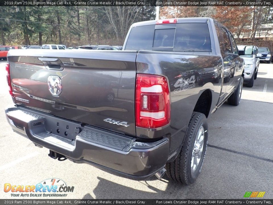 2019 Ram 2500 Bighorn Mega Cab 4x4 Granite Crystal Metallic / Black/Diesel Gray Photo #5