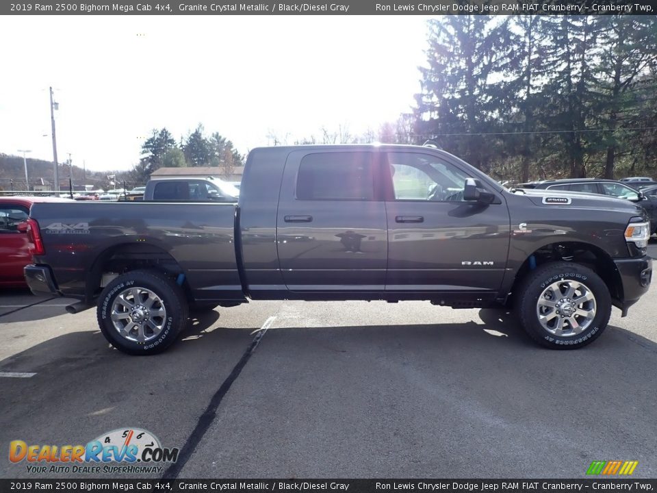 2019 Ram 2500 Bighorn Mega Cab 4x4 Granite Crystal Metallic / Black/Diesel Gray Photo #6